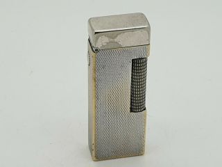 VINTAGE SILVER TONE DUNHILL LIGHTER in FULLY ORDER US RE.  24163 3
