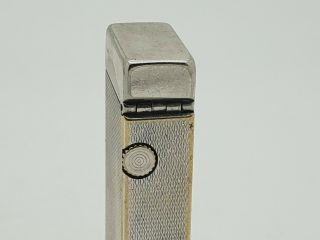 VINTAGE SILVER TONE DUNHILL LIGHTER in FULLY ORDER US RE.  24163 6