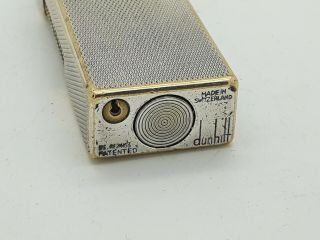 VINTAGE SILVER TONE DUNHILL LIGHTER in FULLY ORDER US RE.  24163 7