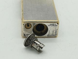 VINTAGE SILVER TONE DUNHILL LIGHTER in FULLY ORDER US RE.  24163 8