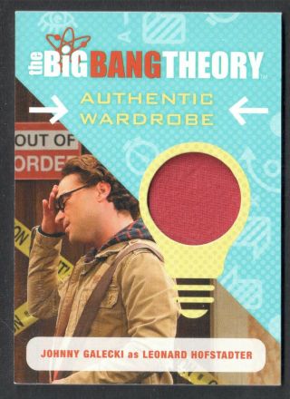 The Big Bang Theory Season 6 & 7 Cryptozoic Wardrobe Costume Card M09 Leonard