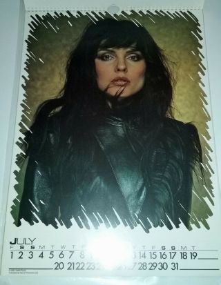 Blondie The OFFICIAL 1983 Calendar Debbie Harry Color Poster Style 5