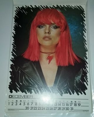 Blondie The OFFICIAL 1983 Calendar Debbie Harry Color Poster Style 6