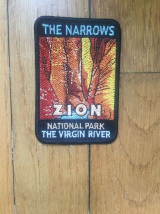 Official The Narrows Zion National Park Souvenir Patch