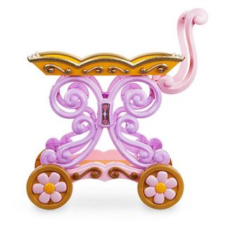 Disney Store Beauty Beast  Be Our Guest  Singing Tea Cart Belle Chip Play Set 6