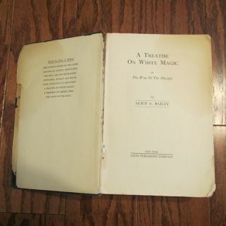 A Treatise on White Magic by Alice A Bailey - Rare Occult - 4