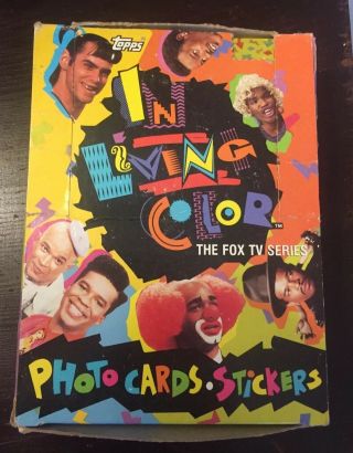 1992 IN LIVING COLOR (Fox TV Series) RARE Trading Cards Box of 36 Packs 2