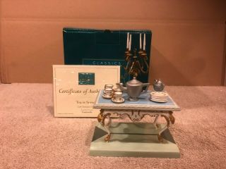 Wdcc Cinderella - Table " Tea Is Served ",  Box &