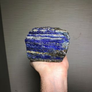 Aaa Top Quality Solid Lapis Lazuli Rough 3.  5 Lb - From Afghanistan