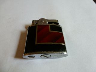 Vintage Art Deco Enameled Pocket Lighter Still Sparking