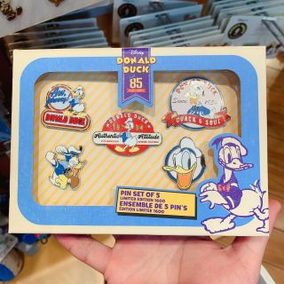 Donald Duck 85th Years Anniversary Pin Disney Store Limited Edition Le1600