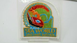 Sea World Gold Coast Australia Souvenir Badge/patch - Sew On -