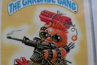 Rare 1985 Garbage Gang Zealand Series 1 Joltin Joe gpk pail kids NM/M 41b 3