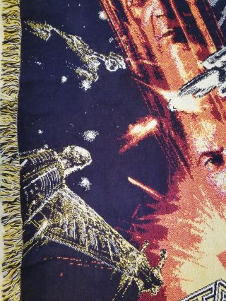 Star Trek VI The Undiscovered Country Blanket,  Woven Throw,  Afghan 8