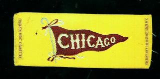 1900s S24 Twelfth Night College 4 1/2 " X 1 3/4 " Tobacco Silk - Chicago