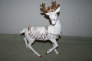 2000 Grandeur Noel Collectors Edition Porcelain Christmas Ensemble Reindeer Only