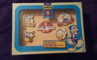 Donald Duck 85th Anniversary Pin Set (limited Edition)