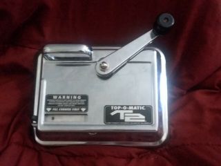 T2 Top - O - Matic Cigarette Rolling Machine Hand Crank Powered Injector