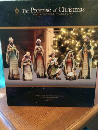The Promise Of Christmas Nativity Set - Robert Stanley
