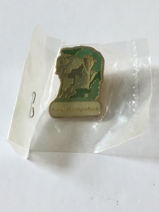 Vintage Hampshire " Old Man Of The Mountain " Lapel Pin
