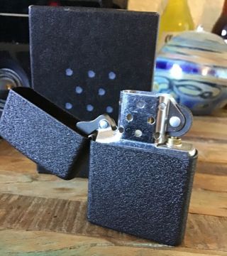 Zippo Black Crackle 236 - Never Lit.  Kept And Protected.
