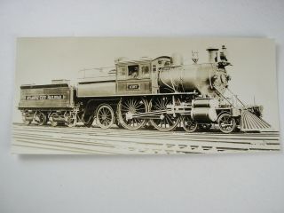 Atlantic City Railroad - 4 - 4 - 2 Camelback - 1027 Locomotive - Promotional Card
