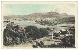 Old Postcard Photo Of Hobart C.  1940 