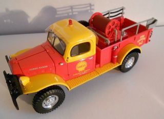 1999 First Gear Shell Oil Dodge Power Wagon Brush Unit Die Cast 1:30 Collector 