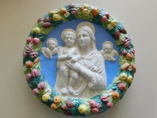 Mary And Baby Jesus Plaque