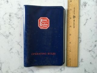 Vintage Railroad Employee Book Kansas City Southern Lines Operating Rules 1982