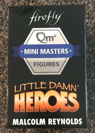 Loot Crate Qmx Mini Masters Firefly Little Damn Heroes Malcolm Reynolds Figure