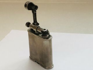 Old Vintage Ww2 U L Polo Trench England Petrol Cigarette Pipe Flip Top Lighter