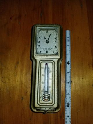 Vintage 1930s - 40s Minneapolis Honeywell Chronotherm Thermostat Art Deco Design