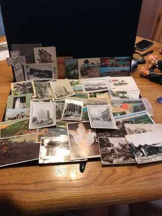 Group Of Postcards,  Greeting Cards & Photos (p)