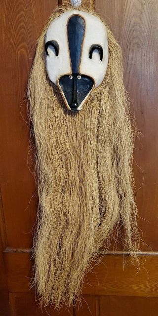 Vintage Tribal Badger Or Coatimundi Mask