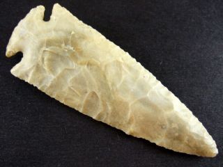 Fine Authentic 3 7/8 Inch Collector Grade Missouri Dovetail Point Arrowheads