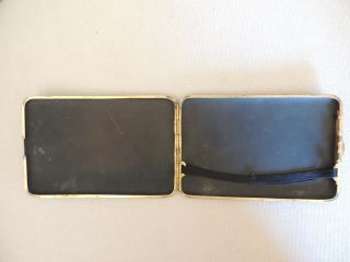 24K Gold Inlay Antique Japanese Damascene Cigarette Case 4