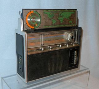 Vintage Cariole Multiband Transistor Radio,  Old Portable AC or DC, 3