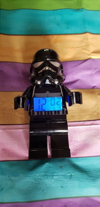 Rare Lego Star Wars Shadow Trooper Alarm Clock