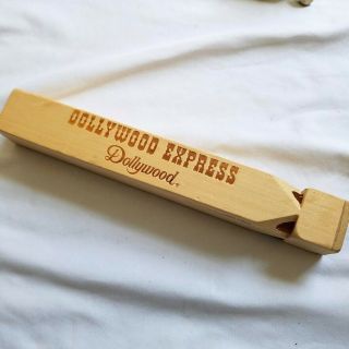Dollywood Express Wooden Train Whistle Steam Locomotive 9 " Large Dolly Parton