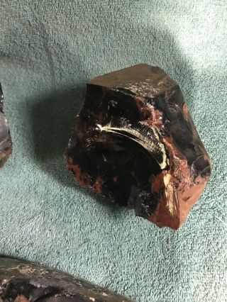15 lbs.  of Obsidian rough cutting/knapping stock. 4