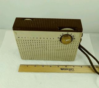 Vintage Westinghouse Portable Tube Radio Model H - 563p4 Parts