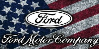 Ford Logo Garage Shop Vinyl Banner Sign 4 