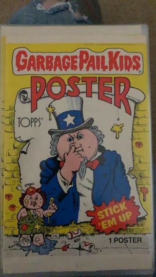 1986 Topps Garbage Pail Kids Complete Poster Set Of 18 Posters.