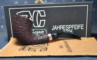 Wow Butz Choquin Pipe Of The Year 1995 With Bag & Box 9mm Fi