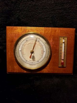 Vintage Short & Mason Stormoguide Barometer Thermometer