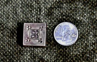 Asian Vintage Brass Mold - 4 Leaf Design - India Jewelry Die Stamp