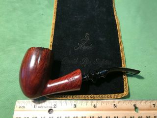 Knute Of Denmark Plateau Top Freehand Pipe With Straight Grain And Sleeve