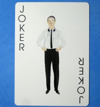Beatles (george Martin) Single Swap Playing Card Joker - 1 Card - Rare