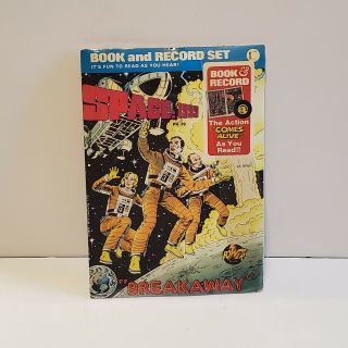 Vintage 1976 Space 1999 " Breakaway " Comic Book & Record Set Nos Pr - 29